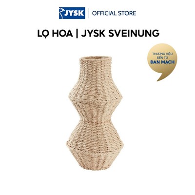 Lọ hoa | JYSK SVEINUNG | sợi cói | màu tự nhiên | Ø24xC47cm