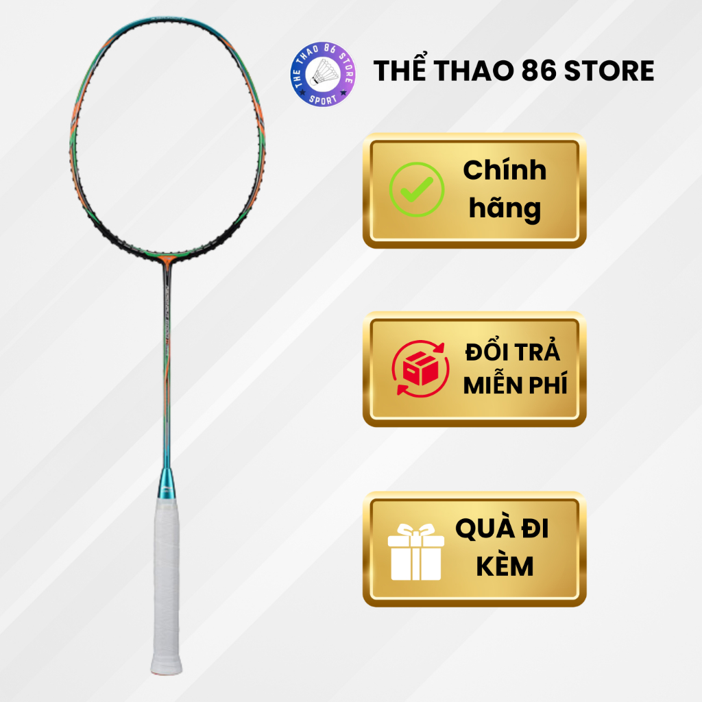 VỢT CẦU LÔNG LINING 6000D CHÍNH HÃNG TẶNG KÈM QUẤN CÁN, TÚI ĐỰNG VỢT