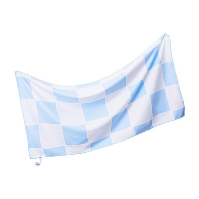Khăn bơi SOBIE Microfiber Caro Blue 70x140