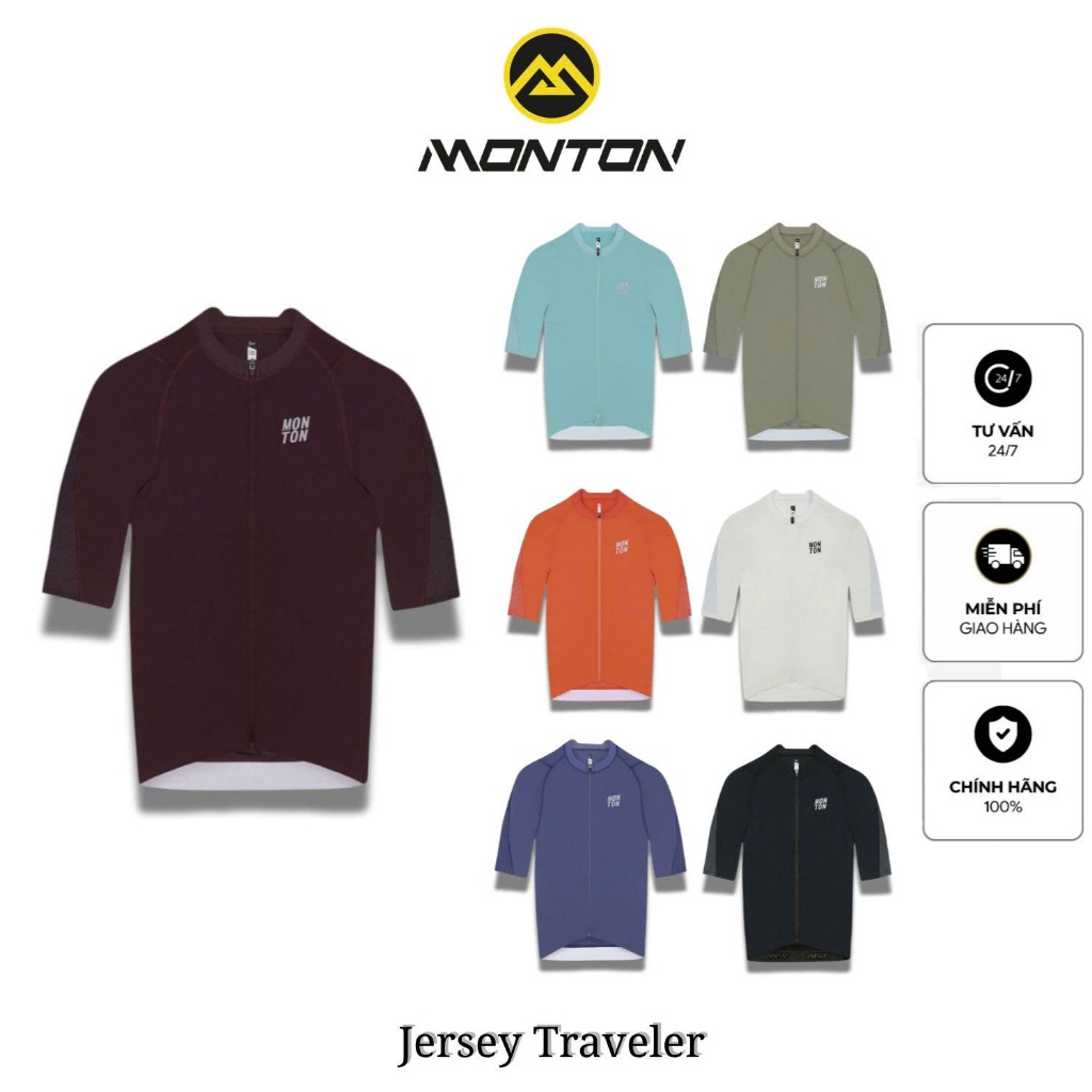 ÁO NGẮN TAY MONTON NAM NỮ  25-Traveler Series  CHÍNH HÃNG MONTON 2025 – Tự tin trên mọi hành trình