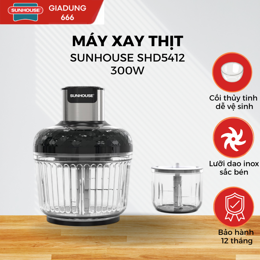 MÁY XAY THỊT SUNHOUSE SHD5412