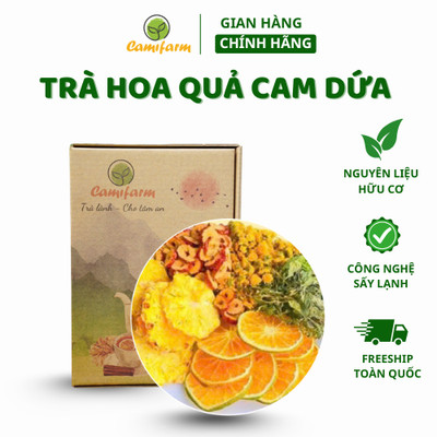 Trà hoa quả cam dứa Camifarm thanh lọc cơ thể, đẹp da, tăng đề kháng