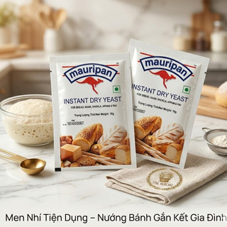 Hộp 5 gói men gói nhỏ mauripan - Men nhí tiện dụng gia đình gói 10g