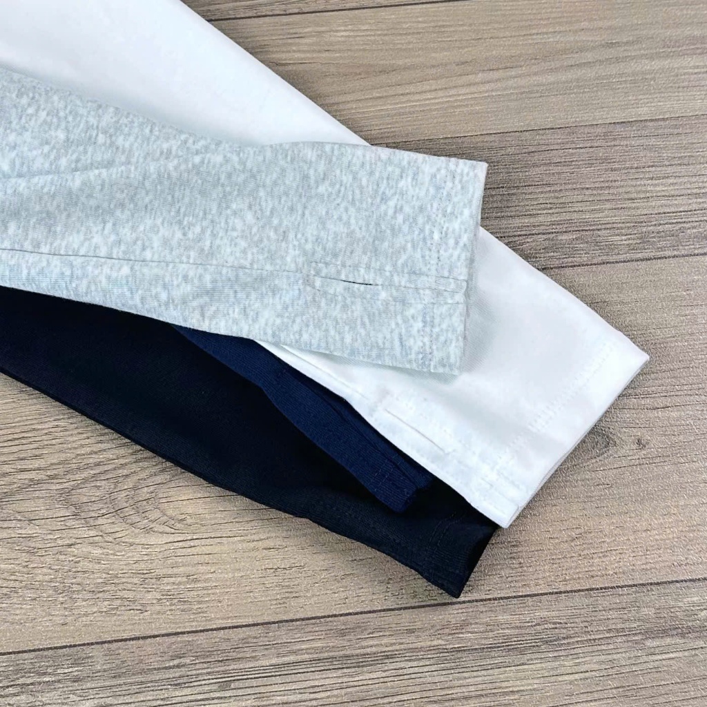 A29642 - Áo thun trơn tay dài cổ tim | BigBuy360 - bigbuy360.vn