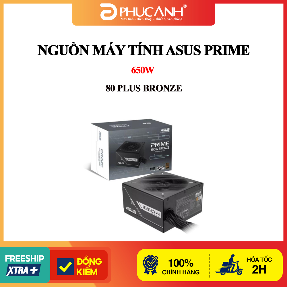 Nguồn máy tính Asus Prime 650W 80 Plus Bronze