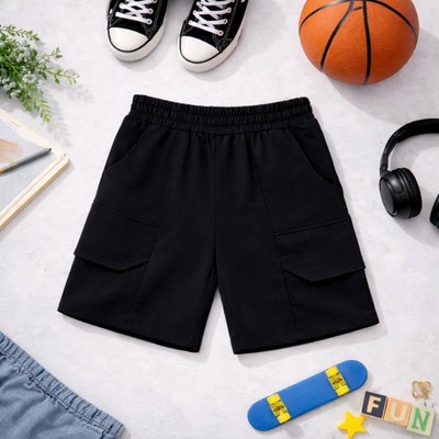Quần đùi bé trai cotton thoáng mát size từ 15-40kg - Loza Kids  QT7008