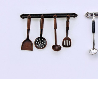 Mô hình bộ dụng cụ bếp tí hon trang trí mô hình nhà búp bê (1:12 1:6)