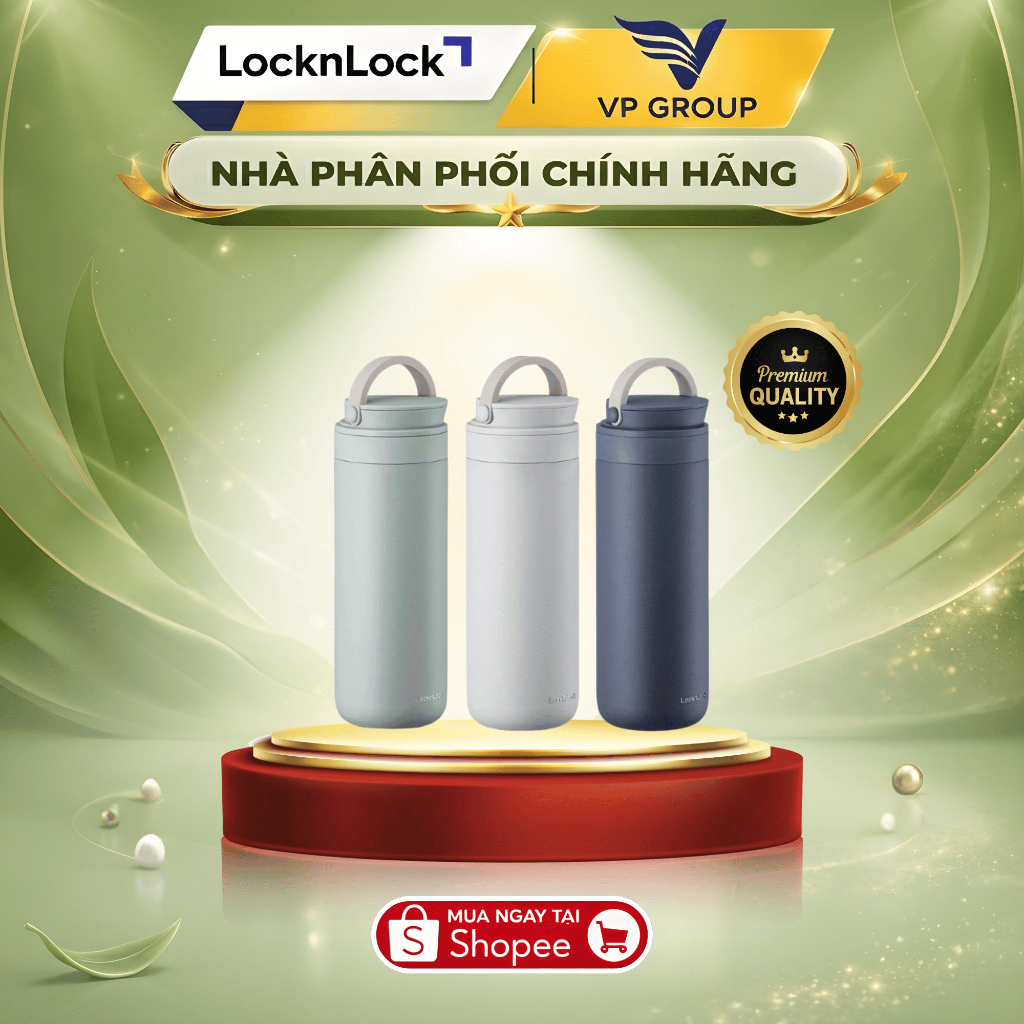 [CHÍNH HÃNG] Bình Giữ Nhiệt LocknLock Metro Two Way 475Ml - 3 Màu - LHC4274 (VPG)