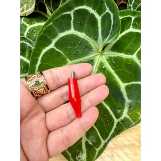 Cặp đầu kẹp cá sấu đỏ đen ( 2 cái)
