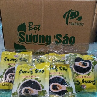 SỈ  THÙNG 100 GÓI BỘT SƯƠNG SÁO TUẤN PHƯƠNG BỘT LÀM THẠCH, NẤU THẠCH.