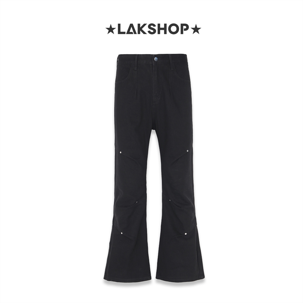 Quần Black Stud Flared Pants cs2