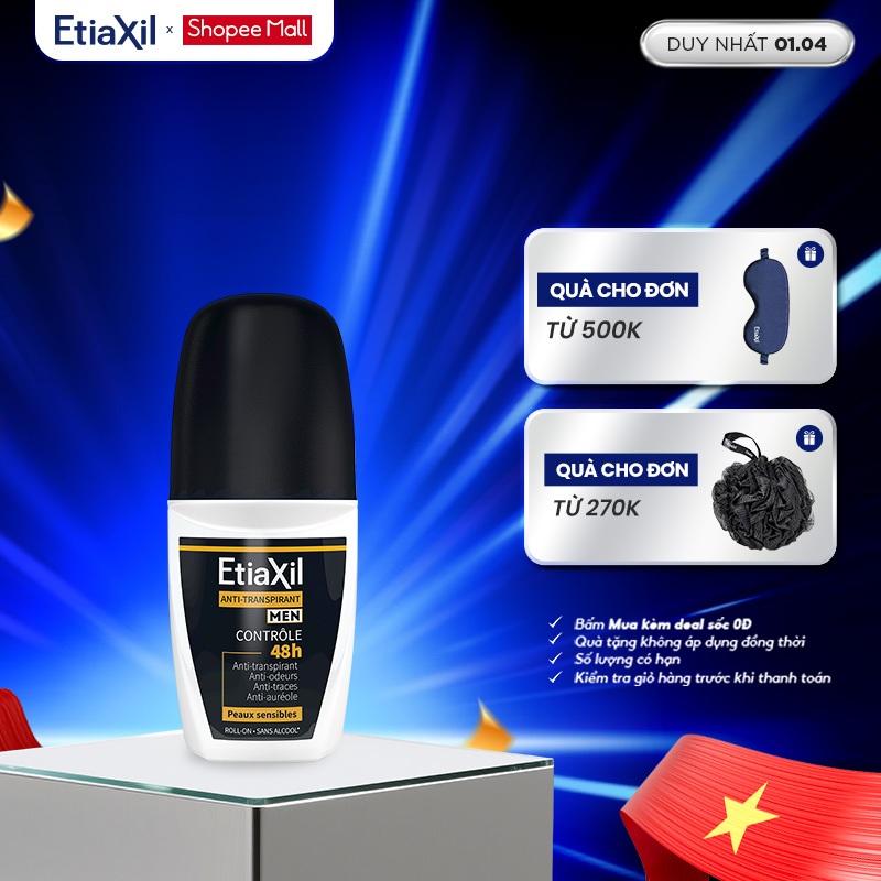 Lăn khử mùi Etiaxil men 50ml
