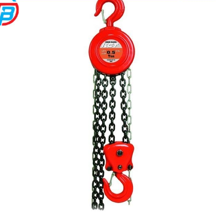 Palang Xích Kéo Tay KCT 500kg - 1 Tấn - Cáp Thép Thái Bình