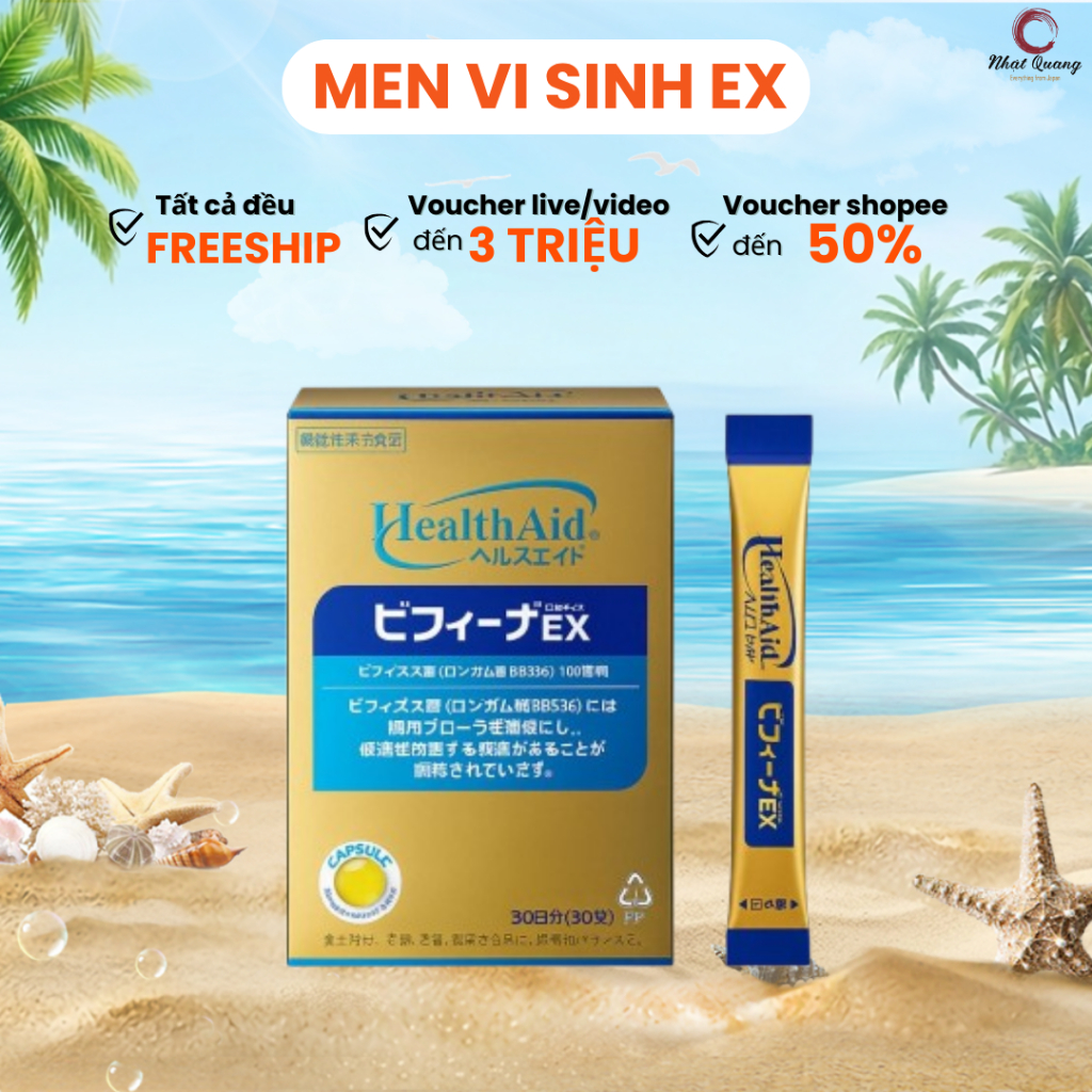Men vi sinh Bifina Nhật Bản - Dòng EX - Hỗ trợ đường ruột và tiêu hóa - hàng công ty