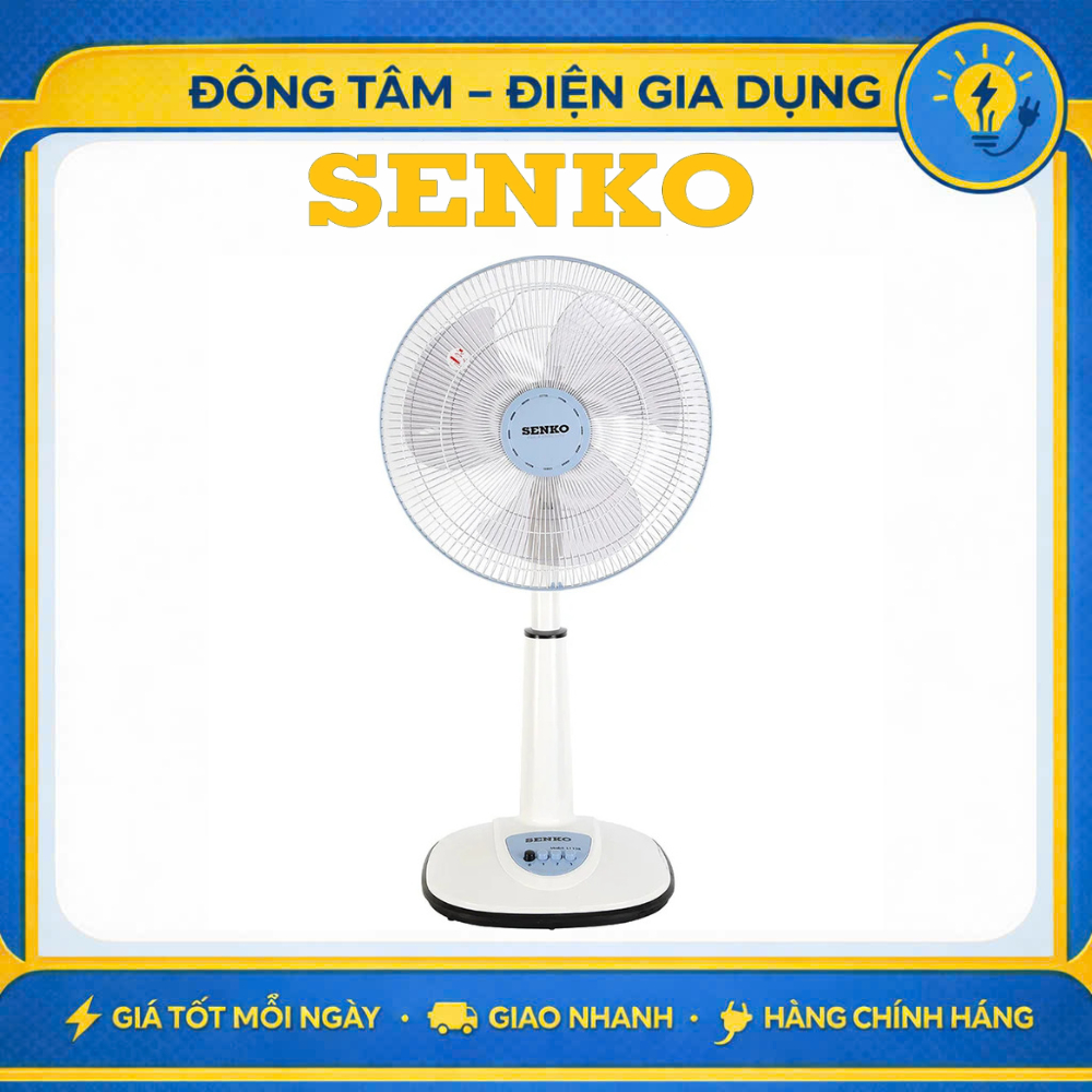[HỎA TỐC HCM] QUẠT LỬNG SENKO THÂN NHỰA L1638 39CM 47W (QUẠT ĐƯNG SENKO)