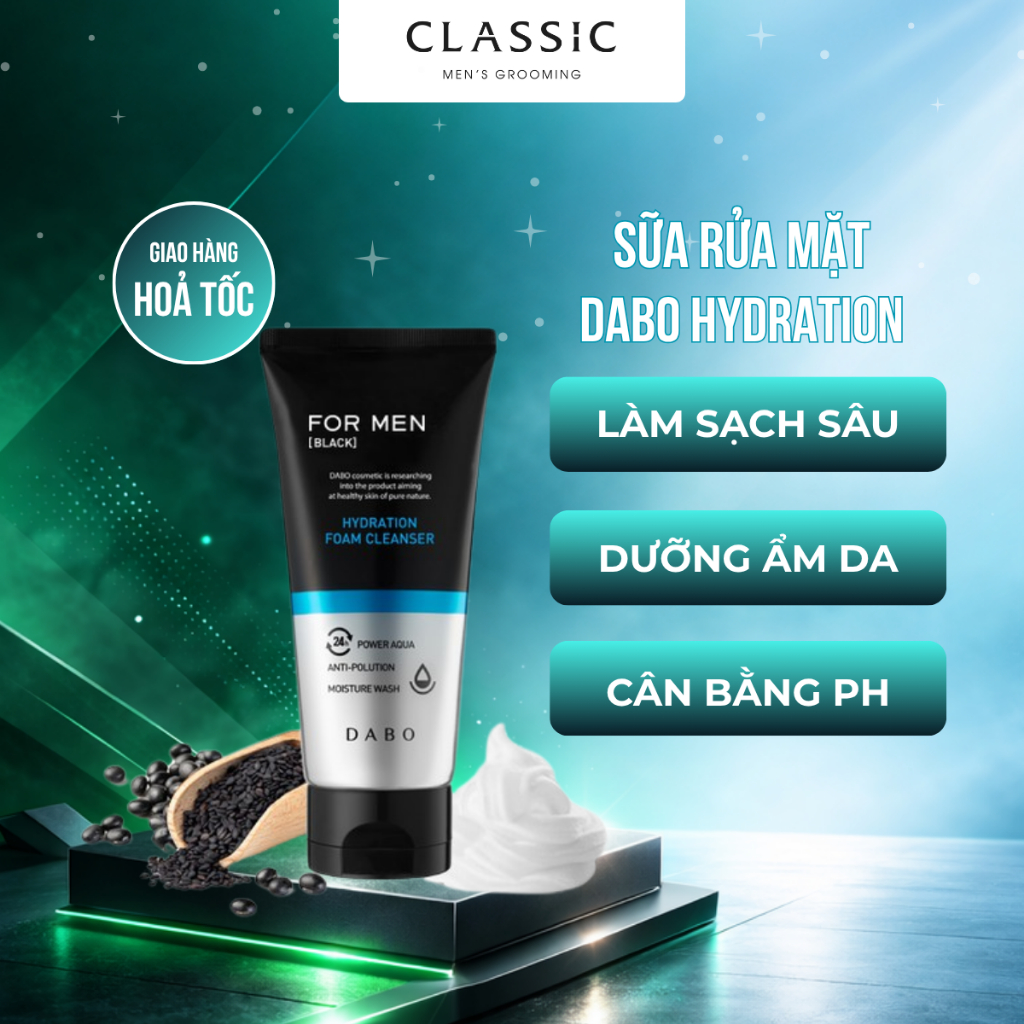 Sữa Rửa Mặt Nam Dabo Hydration For Men 120ml