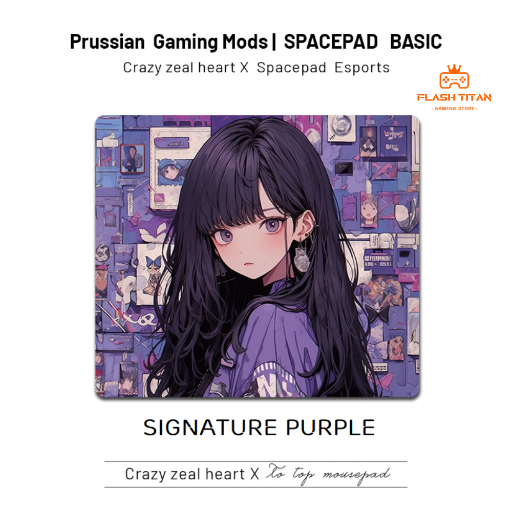 Lót chuột gaming SpacePad Prussian 40x45cm - Pad chuột chống nước - Phù hợp cho game thủ, văn phòng | BigBuy360 - bigbuy360.vn