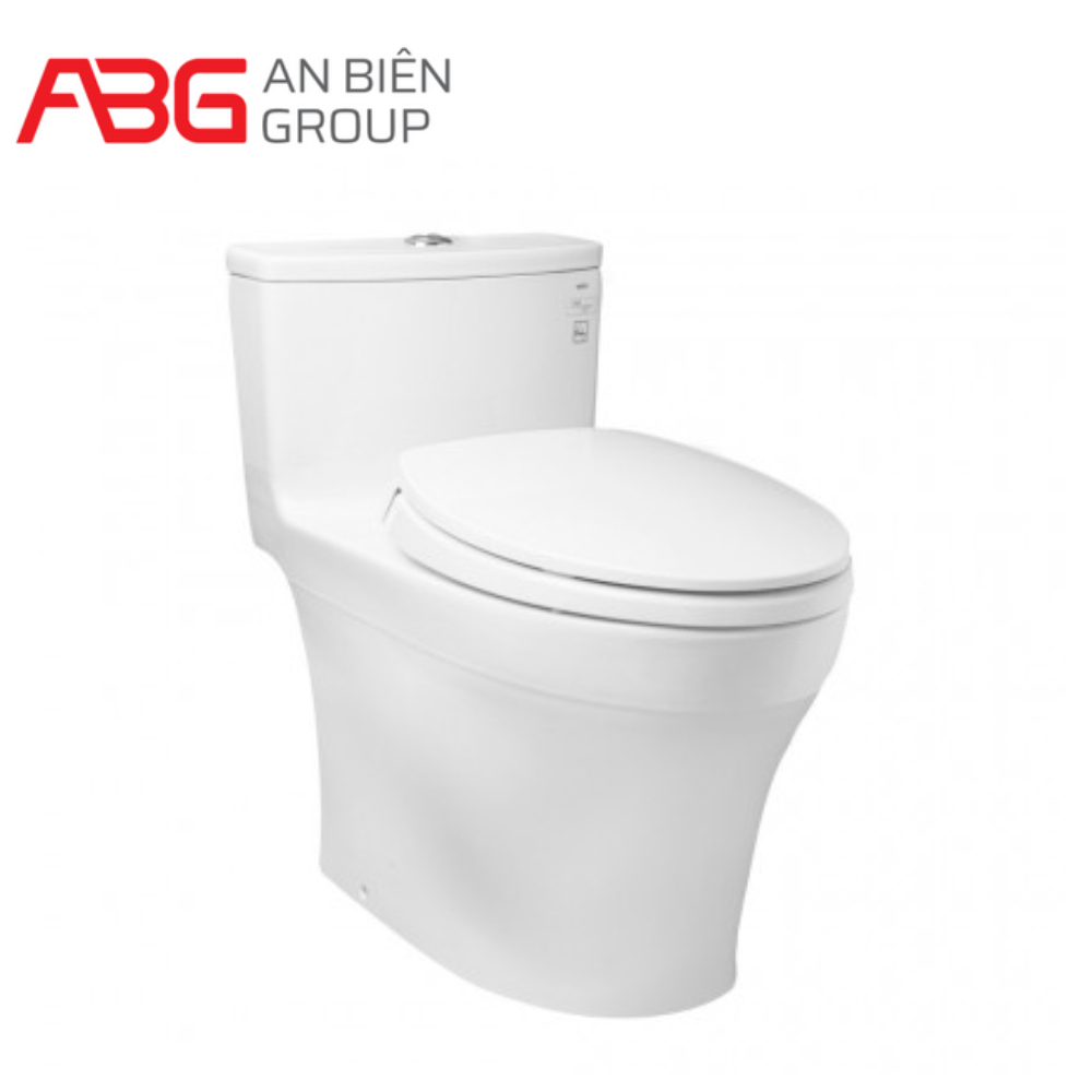 Bồn cầu 1 khối TOTO MS885DT2 thiết kế thân kín kèm nắp đóng êm TC393VS