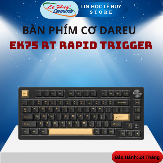 Bàn Phím Cơ DAREU EK75 RT Rapid Trigger - Hàng Chính Hãng