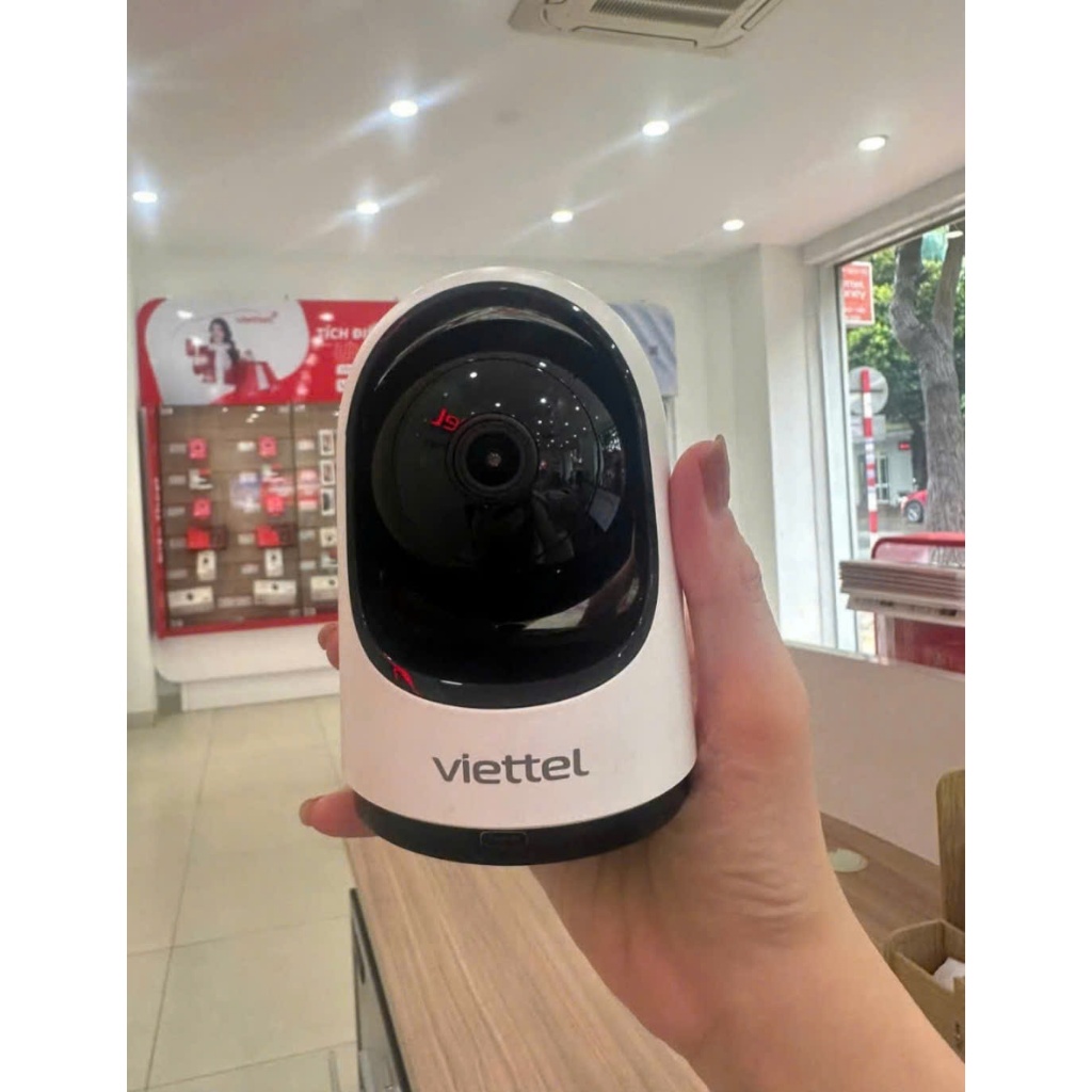 Camera Hc24 Viettel, xoay 360, đàm thoại 2 chiều ( tặng kèm đế chữ L)