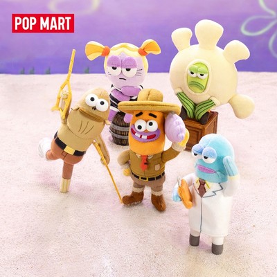 POP MART Residents of Bikini Bottom-Whimsical Plush Part2 - Whole Set