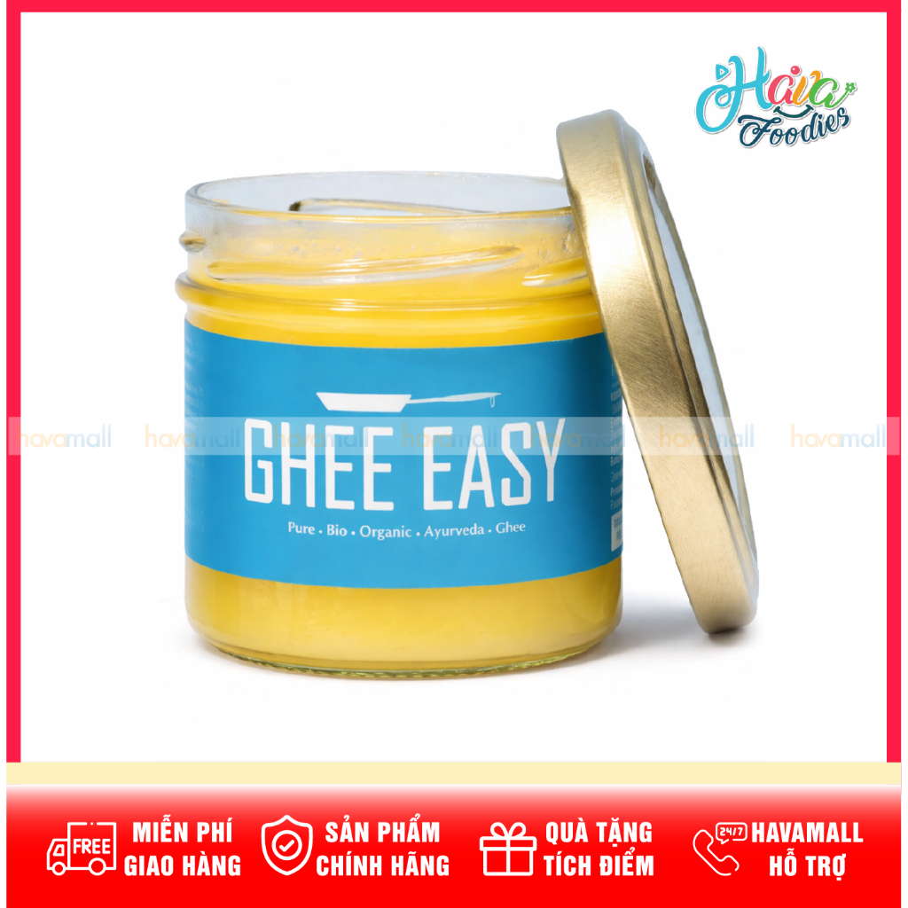 Bơ Ghee Hữu Cơ Ghee Easy 100g – Ghee Easy Organic Clarified Butter