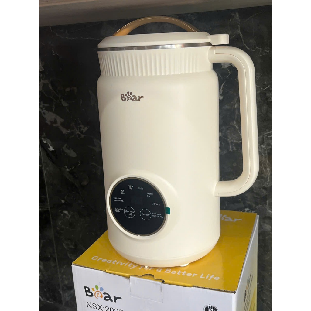 Máy Làm Sữa Hạt Bear SM DJJ-D06W5 1L Đa Năng 8 Chế Độ Xay Nấu Tự Động Chính Hãng.