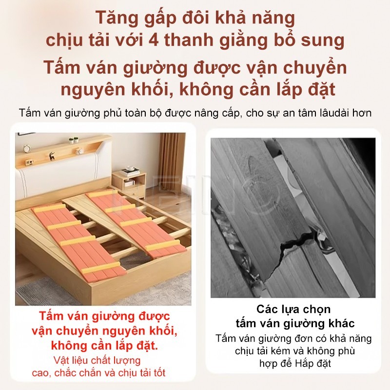HEINO Giường Gỗ 1m8x2m Bọc Da Siêu Cơ – Thông Minh Dễ Vệ Sinh Cao Cấp Giá Rẻ Giao Hàng Tận Nơi | BigBuy360 - bigbuy360.vn