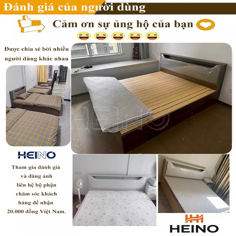 HEINO Giường Gỗ 1m8x2m Bọc Da Siêu Cơ – Thông Minh Dễ Vệ Sinh Cao Cấp Giá Rẻ Giao Hàng Tận Nơi | BigBuy360 - bigbuy360.vn