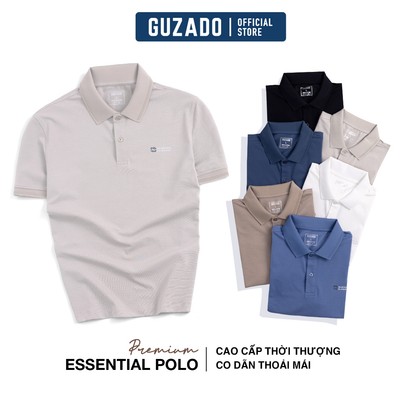 Áo Polo Nam Cao Cấp GUZADO Vải Cá Sấu Cotton Thoáng Khí, Sang Trọng Lịch Lãm, Dễ Phối Đồ GPL02-GCPS25S002