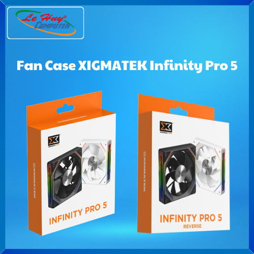 Fan Case XIGMATEK Infinity Pro 5/ Infinity Pro 5 Reverse (Black/ White) - Hàng Chính Hãng