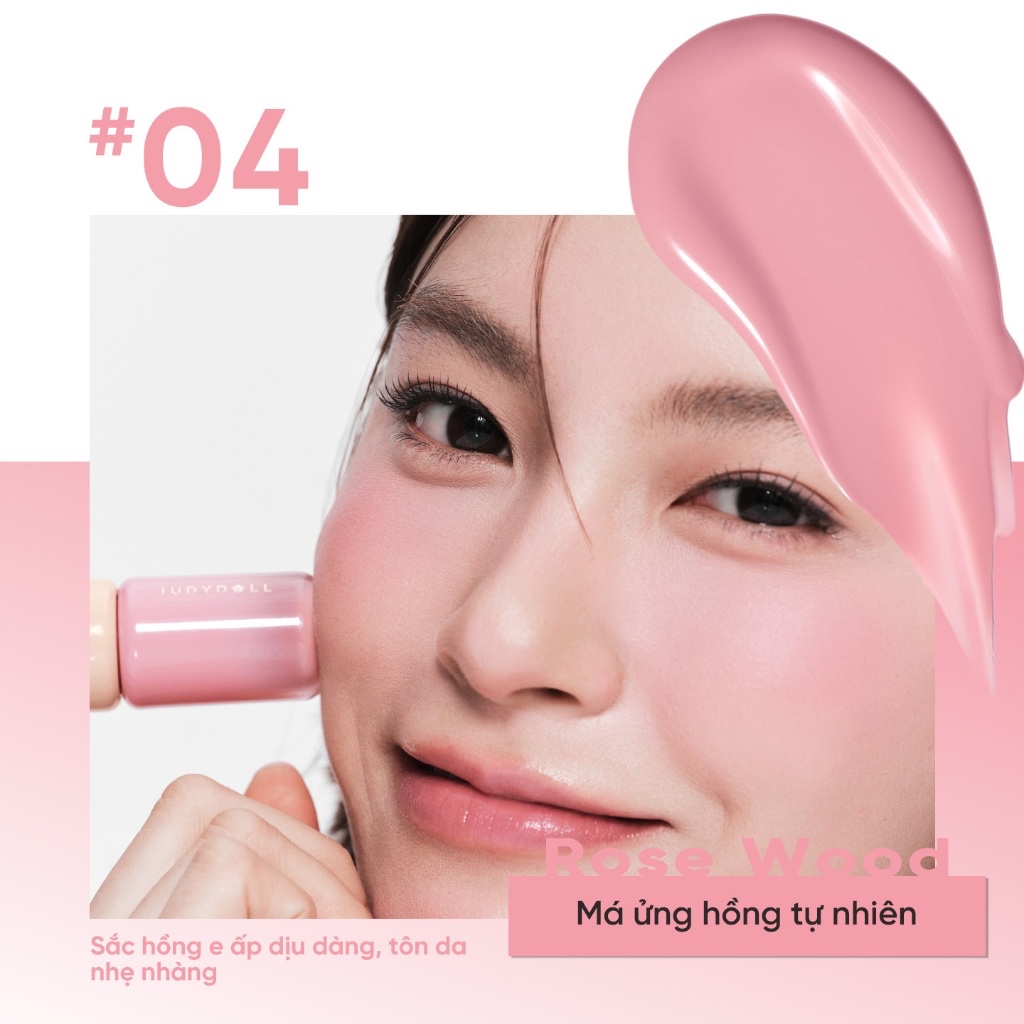 [NEW] JUDYDOLL Má Hồng Kem Blush Lotion Bóng nhẹ Bắt sáng Triệt sắc Che quầng thâm 5g | BigBuy360 - bigbuy360.vn