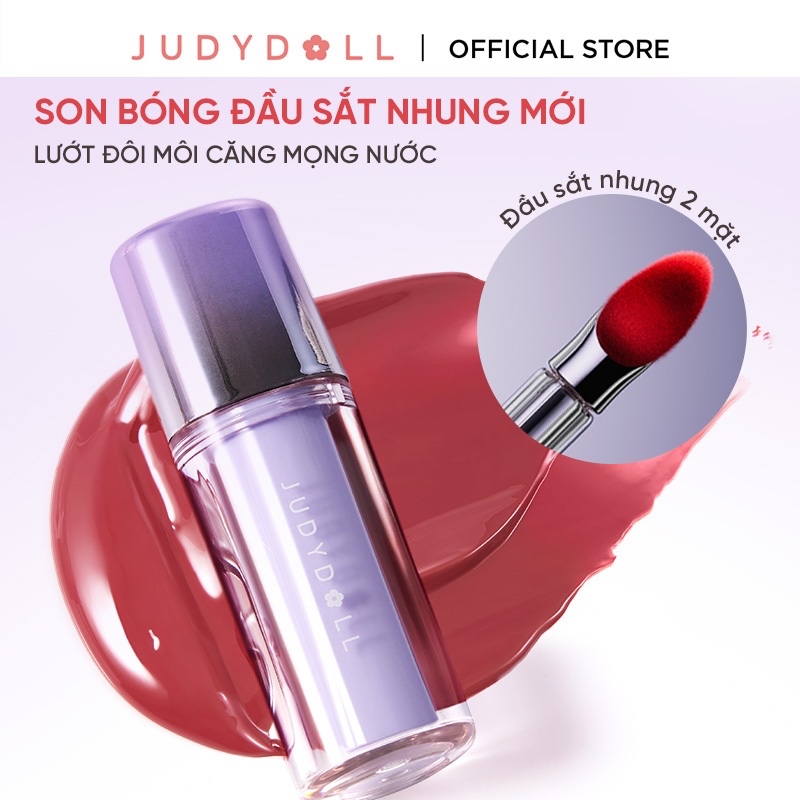 [NEW] JUDYDOLL Son Tint Bóng Đầu Sắt Nhung Dual Flash Watery Lip Gloss 2.0 Căng Bóng Dưỡng Môi Bền Màu 2.4g | BigBuy360 - bigbuy360.vn
