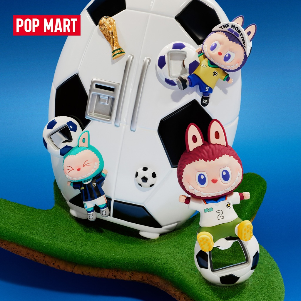 POP MART THE MONSTERS × FIFA SERIES - Bottle Opener Fridge Magnet Blind Box - Whole Set