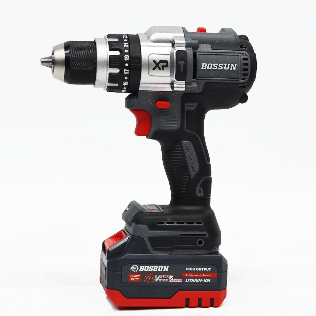 Máy khoan pin 3 chức năng BS BOSSUN M21B-ID1380N, Lực xoắn 80Nm, Đầu Autolock 13mm, Không chổi than | BigBuy360 - bigbuy360.vn