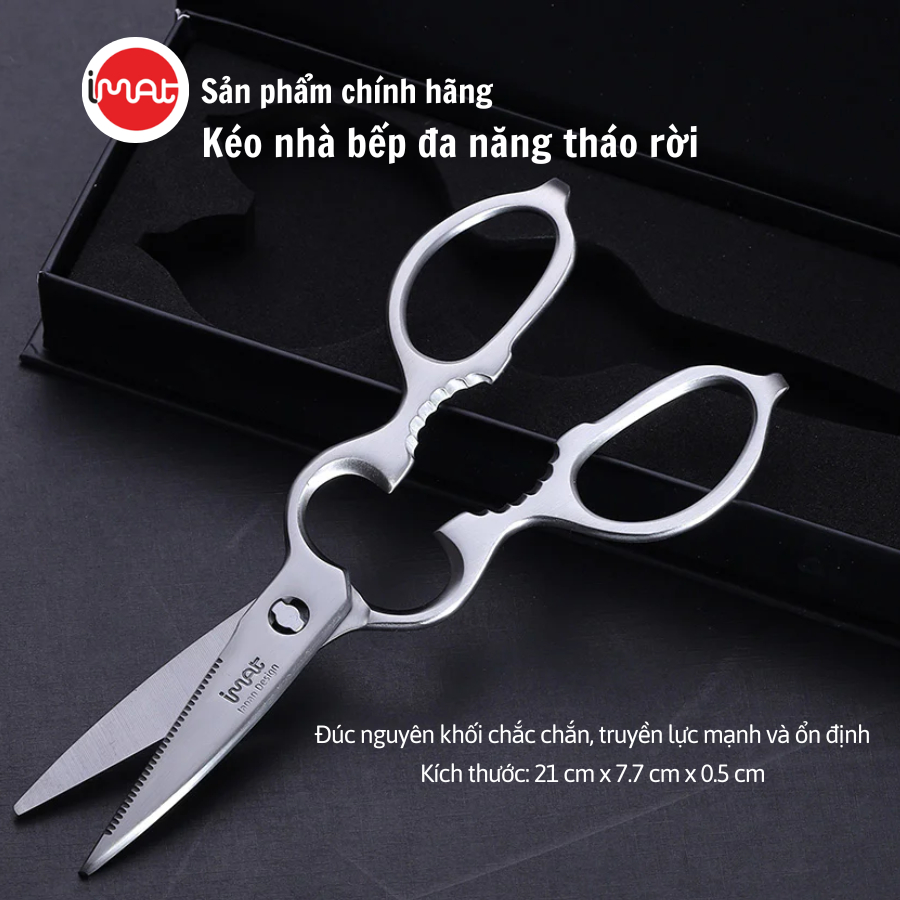 Kéo đa năng tháo rời Imat| Ống Đựng Dao Imat Nat Mặt Cắm Nghiêng Khe Sóng Linh Hoạt. Nhiều lựa chọn
