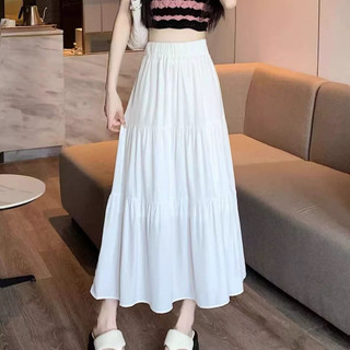 Chân váy midi cạp chun ba tầng bồng bềnh , hàng thiết kế 2 lớp ko lộ hở