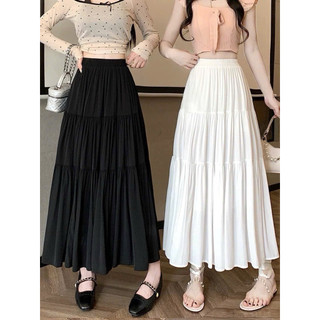 Chân váy midi cạp chun ba tầng bồng bềnh , hàng thiết kế 2 lớp ko lộ hở