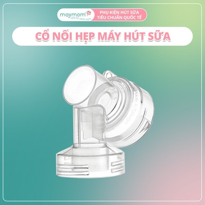 Cổ Nối Phễu Maymom Myfit Loại Cổ Hẹp, Tương Thích Phễu Hút Sữa Medela, Pumpin, Lacteck, Mini Pum, Pumpa, Silicon