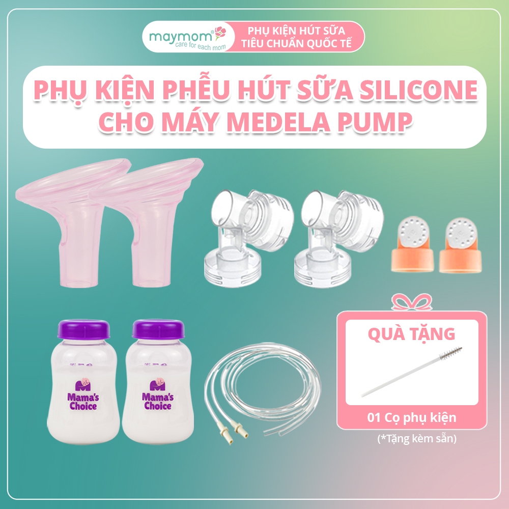 Phụ Kiện Hút Sữa  Medela Pump Thương Hiệu Maymom, Dùng Cho Medela Pump In Style Advanced, Phễu Silic