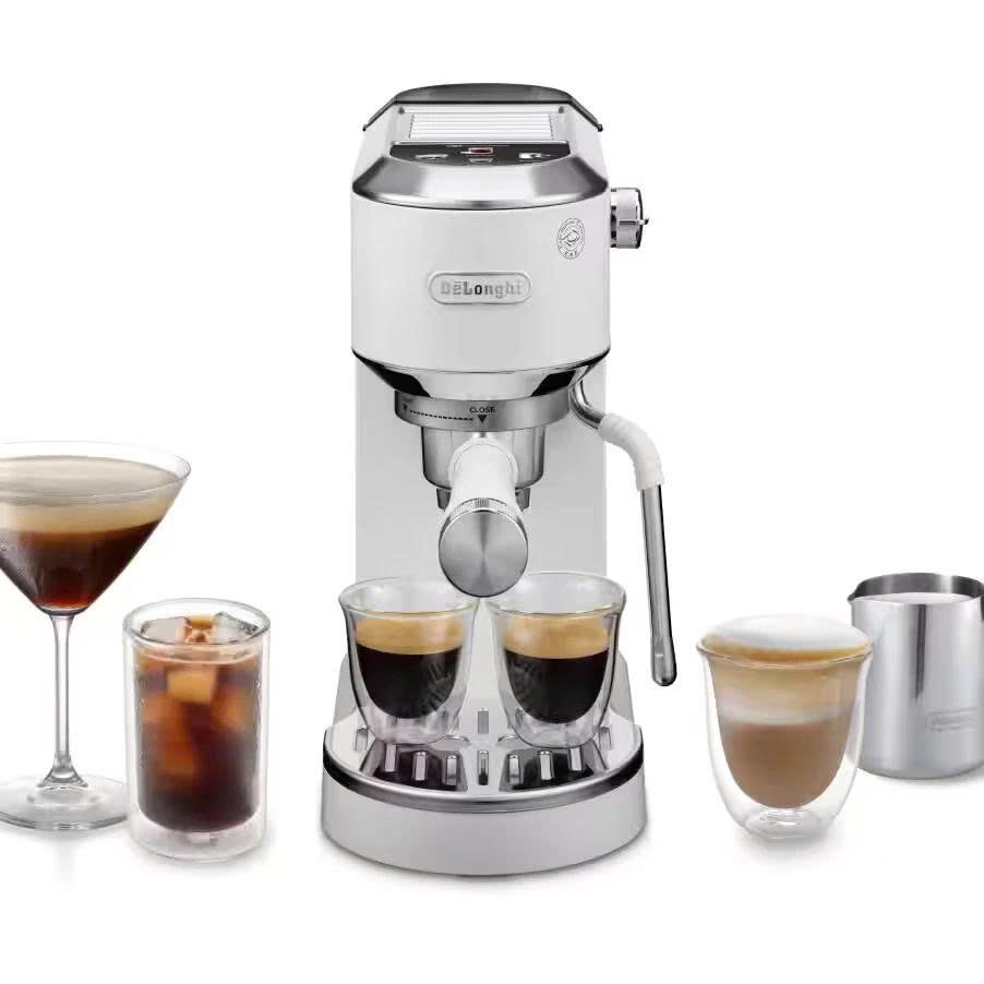 MÁY PHA CÀ PHÊ DELONGHI EC890.WI – BÁN TỰ ĐỘNG, ĐÁNH SỮA MỊN, CHUẨN BARISTA TẠI NHÀ