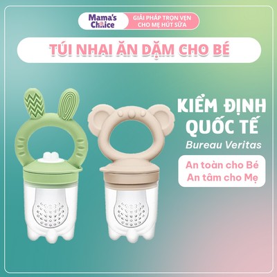 Túi Nhai Ăn Dặm Cho Bé, Núm Nhai Hoa Quả Chống Hóc, Phù Hợp Bé Từ 4 Tháng Tuổi, Thương Hiệu Mama's Choice
