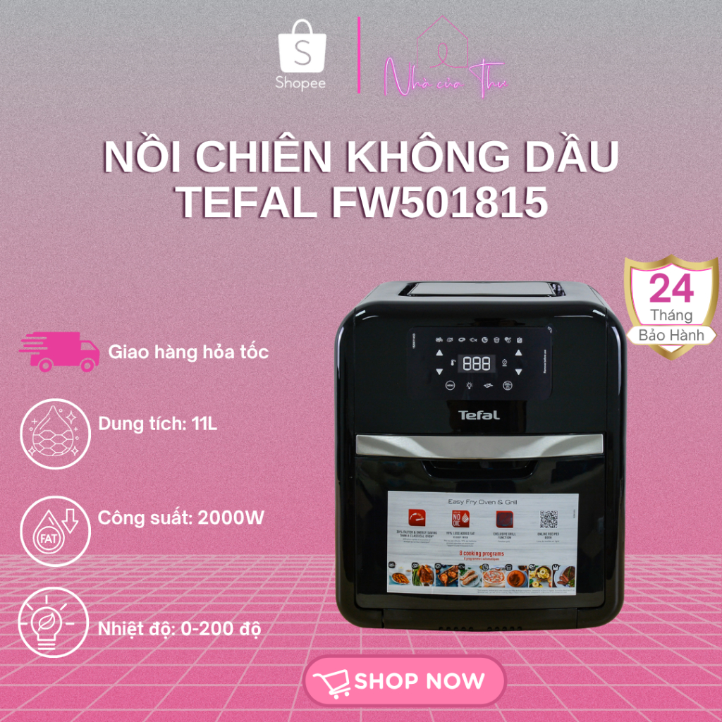 Nồi chiên không dầu Tefal FW501815 - Bảo Hành 24 Tháng