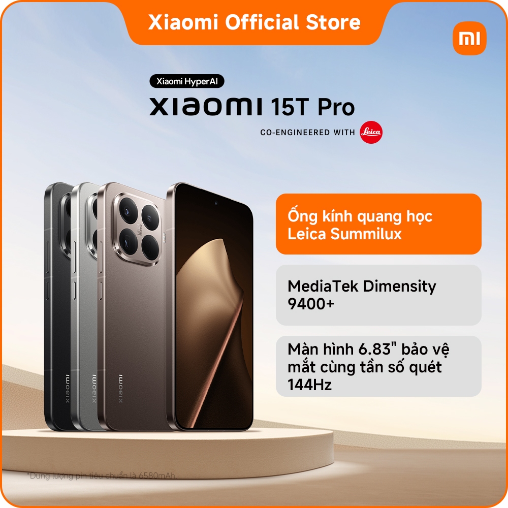 Xiaomi 15T Pro | Ống kính tele Leica 5x Pro, Chụp ảnh Spotlight | Thiết kế thân máy bo tròn thanh lịch | BigBuy360 - bigbuy360.vn