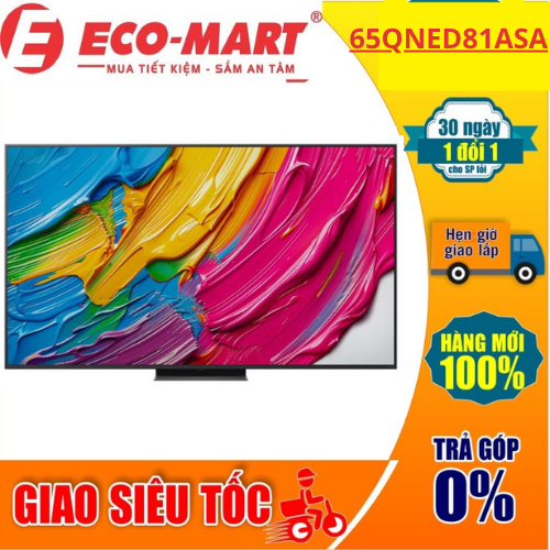 65QNED81ASA Smart Tivi LG 65 Inch LG QNED AI QNED81 4K 65QNED81ASA