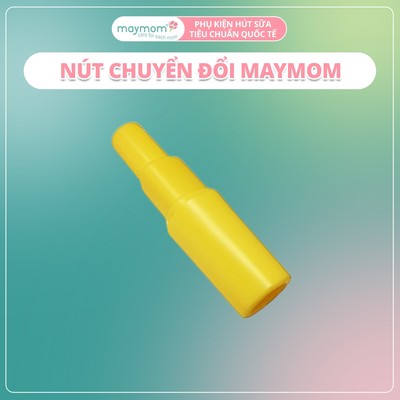 Nút Chuyển Đổi Maymom, Giúp Chặn Sữa Ngắn Thành Chặn Sữa Dài, Kết Nối Được Với Cổ Nối Phễu Cổ Hẹp (1 Cái)