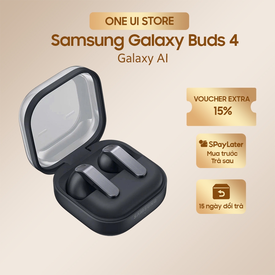[HỎA TỐC]  Tai nghe Bluetooth Samsung Galaxy Buds 4 Galaxy AI - Hàng chính hãng | ONE UI STORE