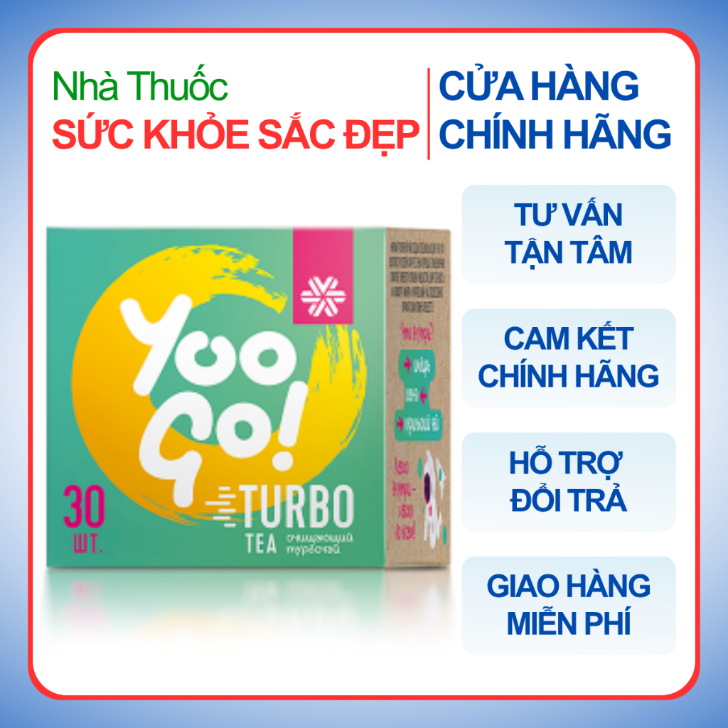 [Trà T Siberian] Trà Yoo go Turbo Tea Body T Siberian Health - 30 túi