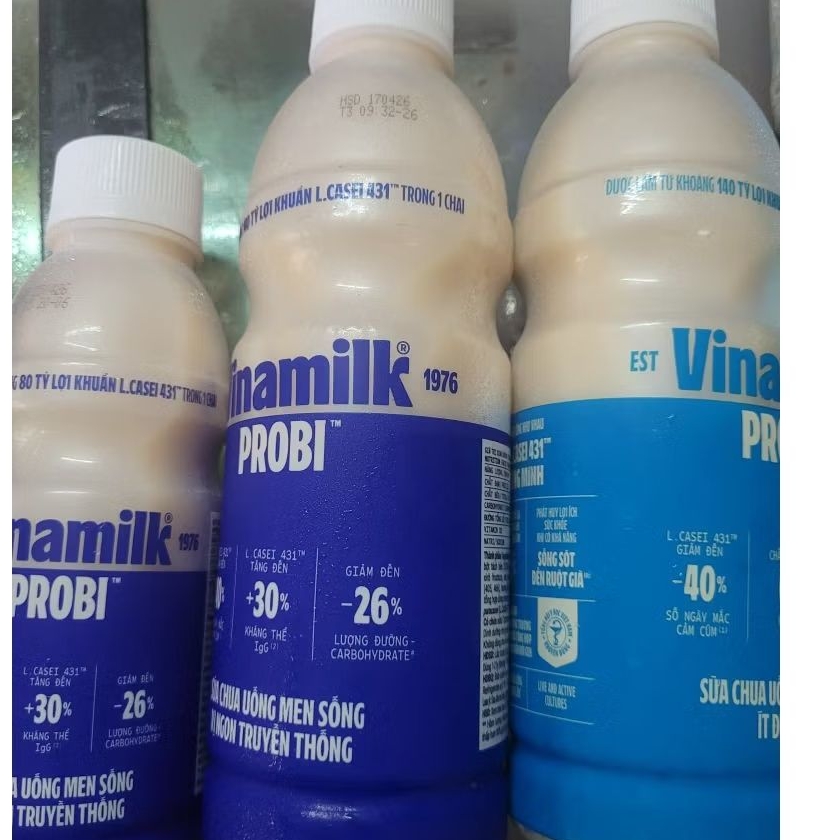 Sữa chua uống men sống Probi Vinamilk 400ml, 700ml
