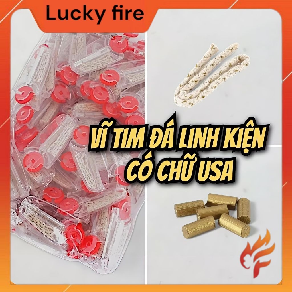 Vĩ tim đá linh kiện dùng Zippo
